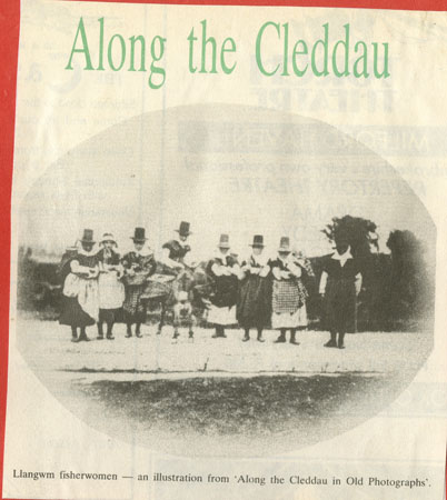 Copy of a photograph of Llangwm Pembrokeshire Fisherfolk